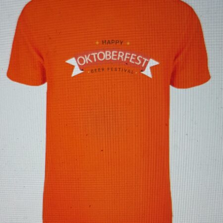 Unisex T-skjorte Oktoberfest T-shirt Orange