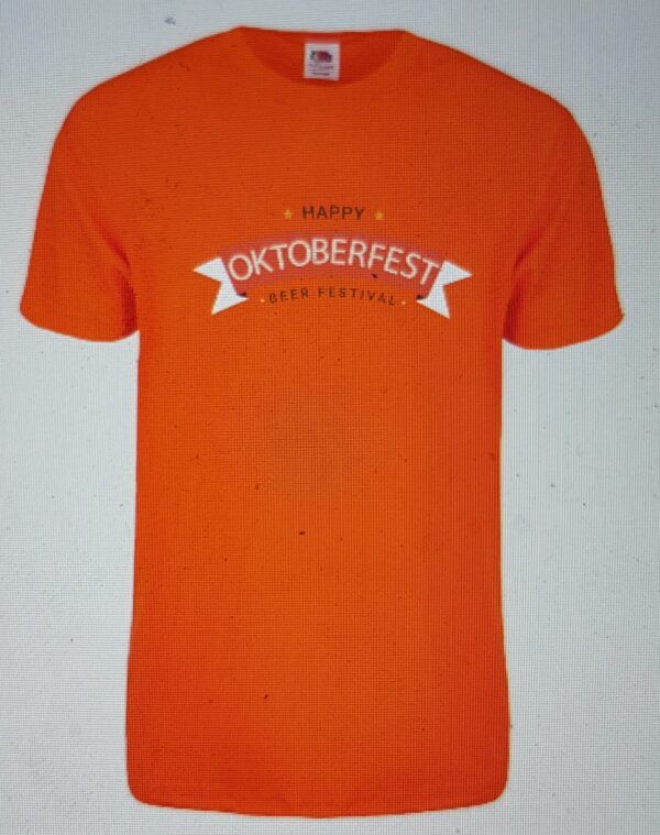 Unisex T-skjorte Oktoberfest T-shirt Orange