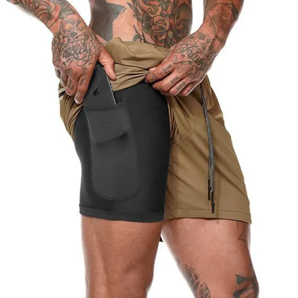 Herre shorts khaki