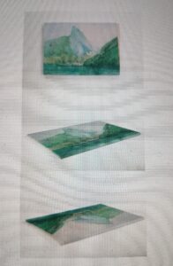 Landscape painting print on canvas or poster My Landscape