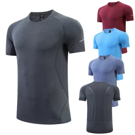 Men-s Short Sleeve Sport Training T-shirt