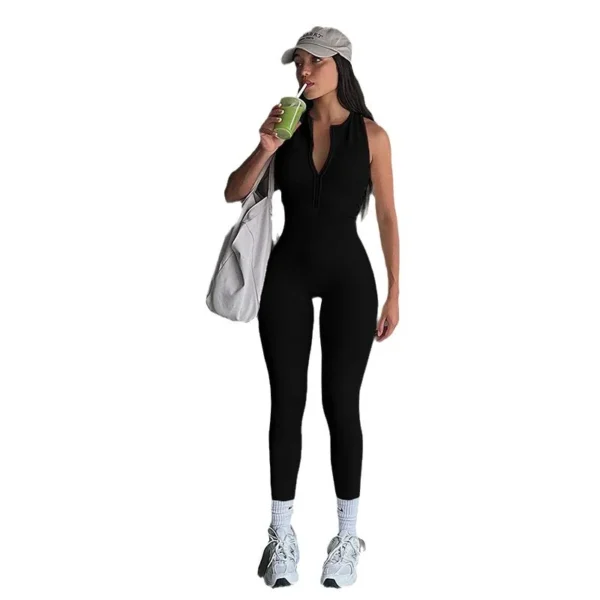 Sport jogging yoga bodysuit sort