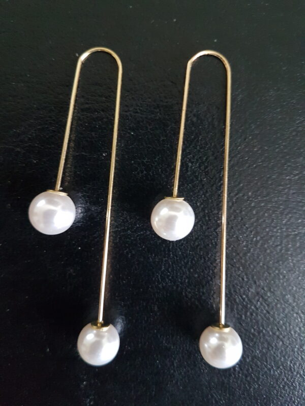 Drop Earrings Pearl Pendants