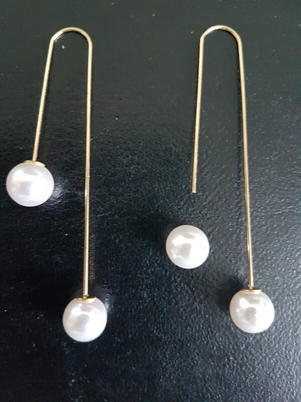 Drop Earrings Pearl Pendants b