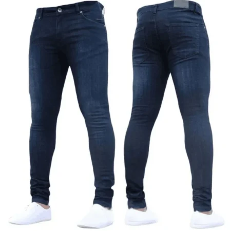 Herre jeans men's jeans dark blue