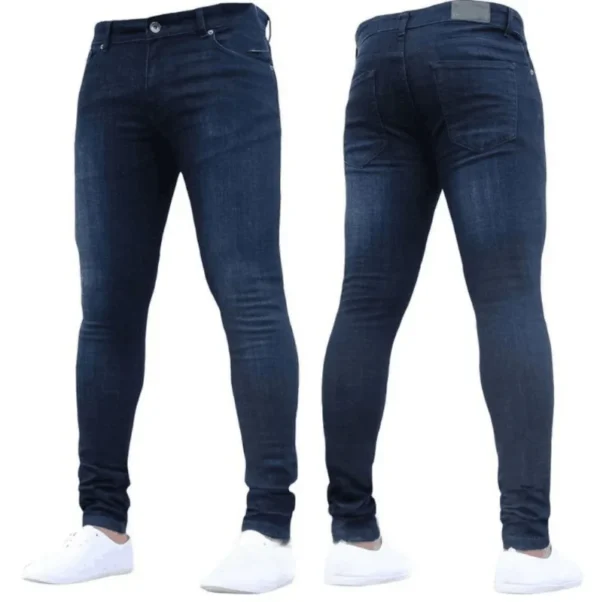 Herre jeans men's jeans dark blue