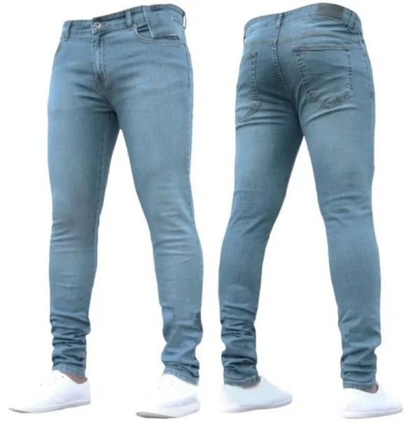 Herre jeans men's jeans light blue