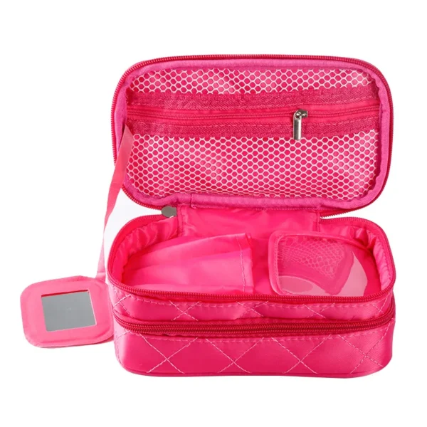 Make-up Bag Basic Square Hot Pink