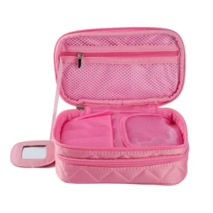 Make-up Bag Basic Square Pink