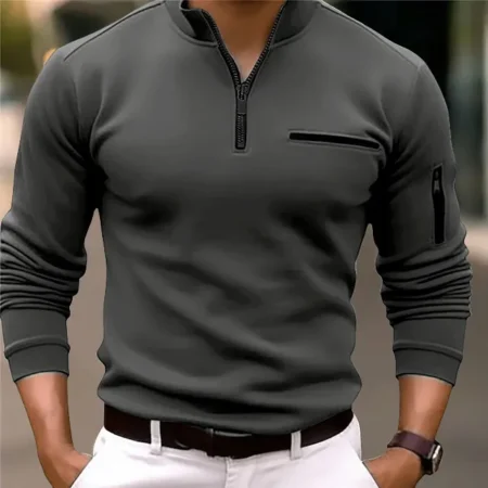 Sweater for men dark gray