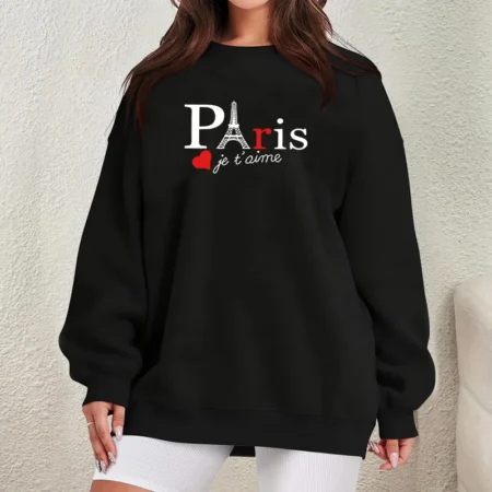 Sweatshirt genser for damer Paris