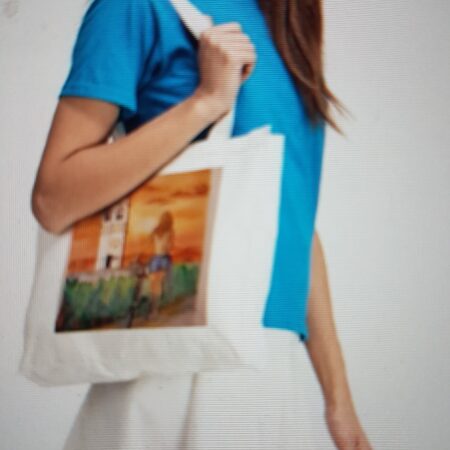 Trendy canvas bag