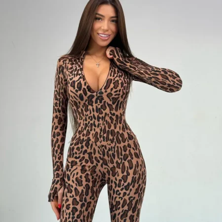 Leopard bodysuit