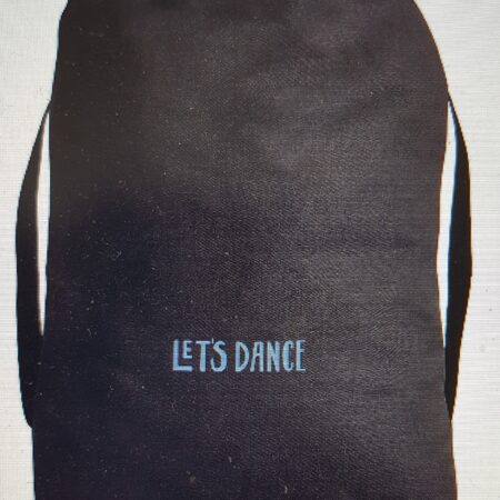 Lerretsbag Let's dance print sort