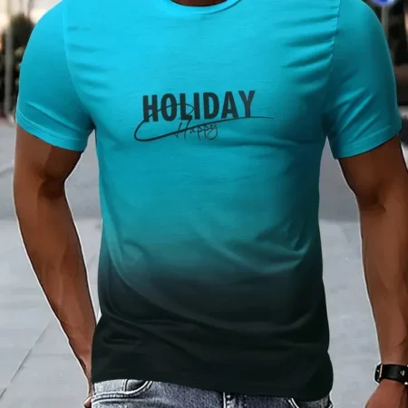 Herre T-skjorte gradient T-shirt