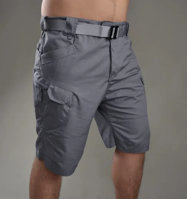 Herre shorts med belte grå