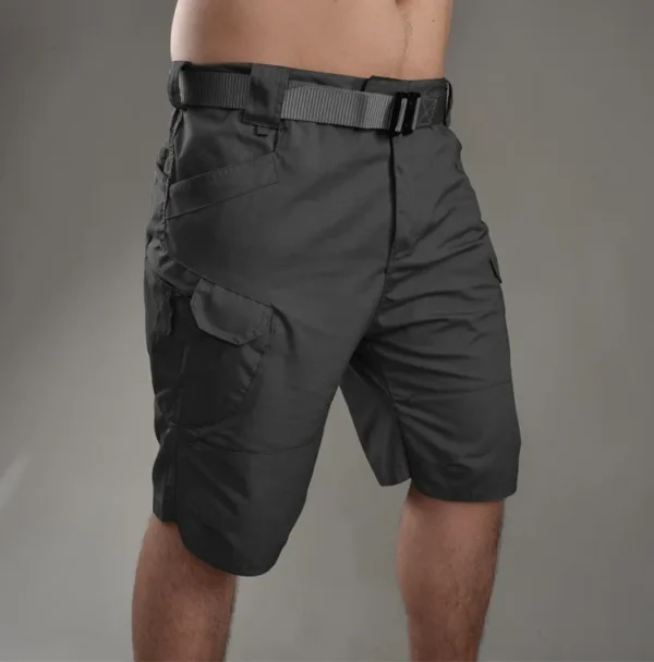 Herre shorts med belte sort