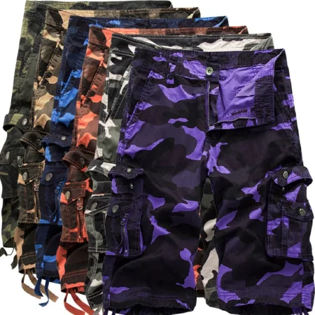 Kamuflasje shorts for menn
