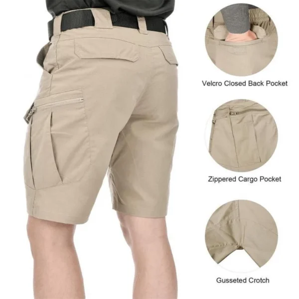 Shorts med belte b