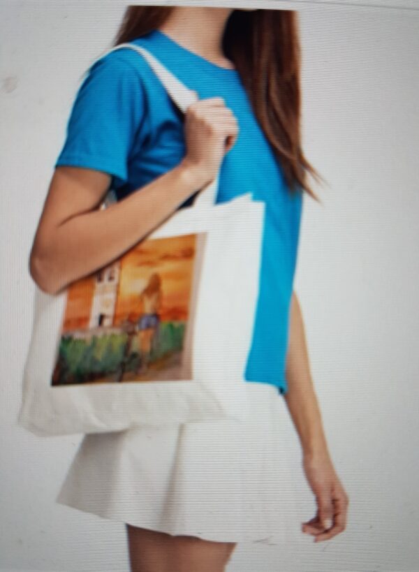 Trendy lerretsveske